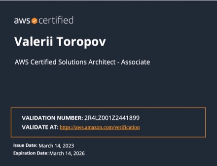 AWS Solutions Architect